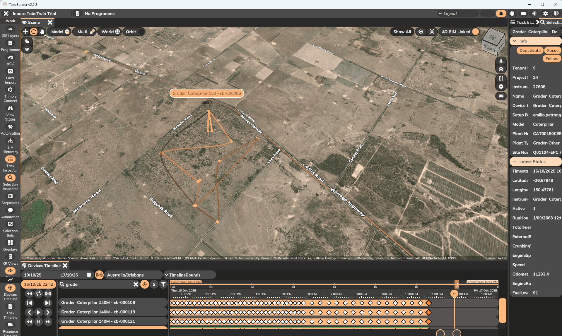 Westgate Tunnel Project - 4D planning in ToBe Builder