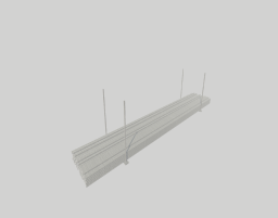 Pipes Galvanised 1.5cm 6m Rack