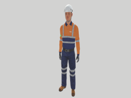 Worker Male NDH Orange A