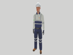 Worker Male NDH White A
