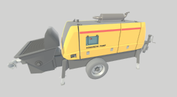 Concrete pump - mobile line pump