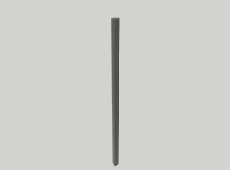Fence Bars Vertical 2000mm Pole