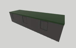 Site hut - 12m x 3m module
