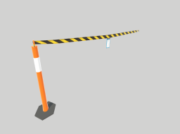 Tape Caution Traffic Bollard