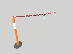 Tape Danger Traffic Bollard